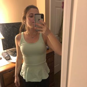 Express Light Green Tight Tank with Flow Bottom